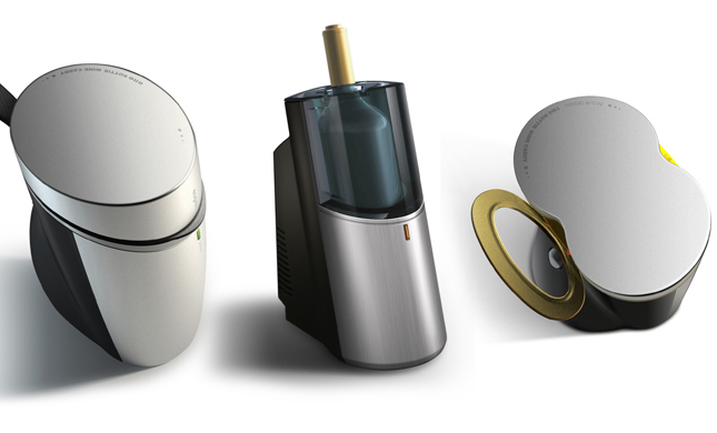 Wine Caddy设计案例 融合科技与美学的电子酒具创新